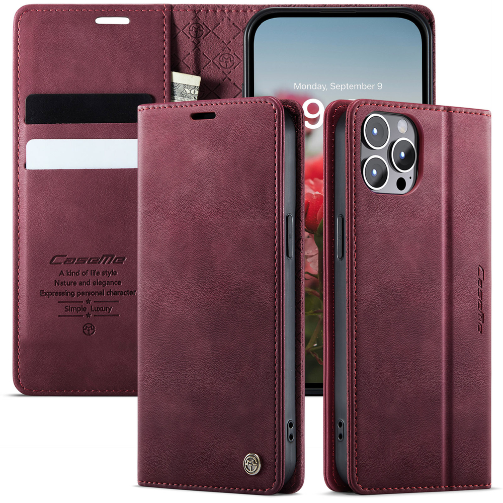 Чехол-книжка CaseMe RFiD iPhone 13 Pro
