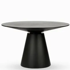 Обеденный стол Glo Ø120 см, черный