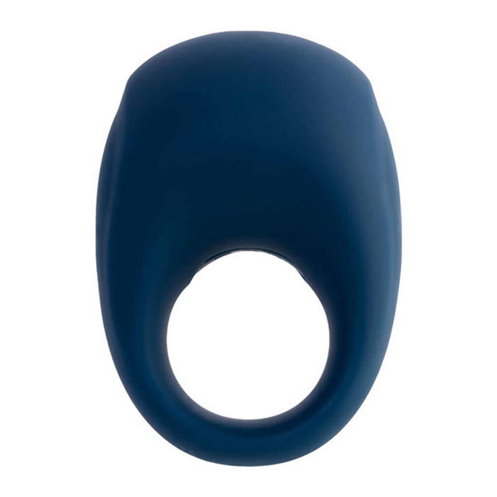 Темно-синие эрекционное виброкольцо 3см с управление через приложение Satisfyer Strong One Vibrating Cock Ring Dark Blue