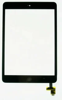Тачскрин для Apple iPad mini (A1432/A1454/A1455) / iPad mini 2 (A1489/A1490/A1491) + кнопка Home + коннектор черный (Black)