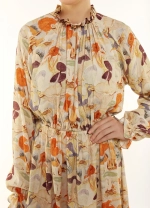 Платье «Лес», разноцветный