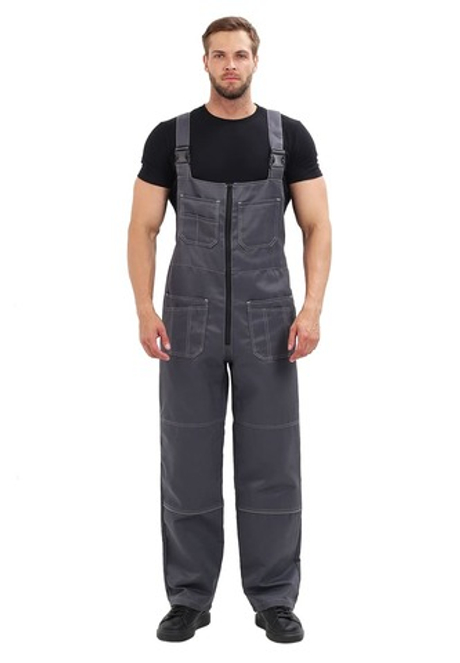 Полукомбинезон "РОЛЬФ" цвет: Т.СЕРЫЙ