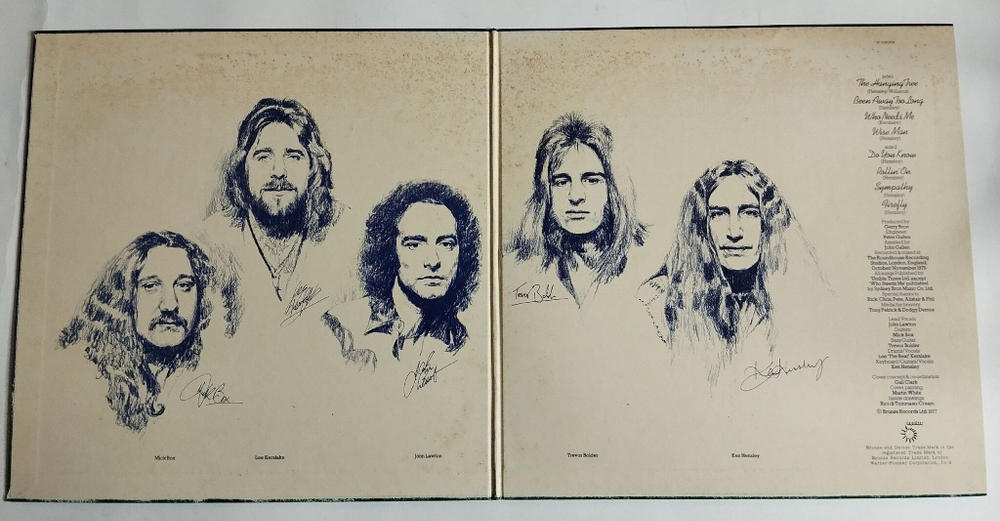 Винтажная виниловая пластинка Uriah Heep Firefly (Japan 1977) (No Obi)