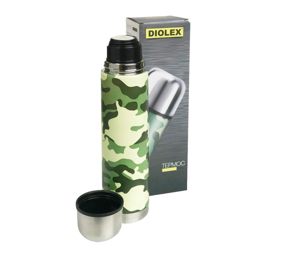 Термос Diolex DX-1000-3 Милитари (1л.)