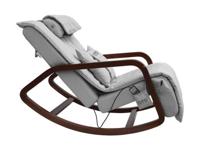 Массажное кресло-качалка OTO Grand Life OT2007 СЕРЫЙ (Рогожка)