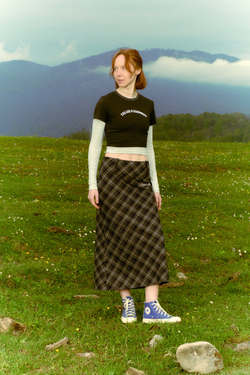 Юбка Called a Garment Mermaid Skirt "Lipstick Black"