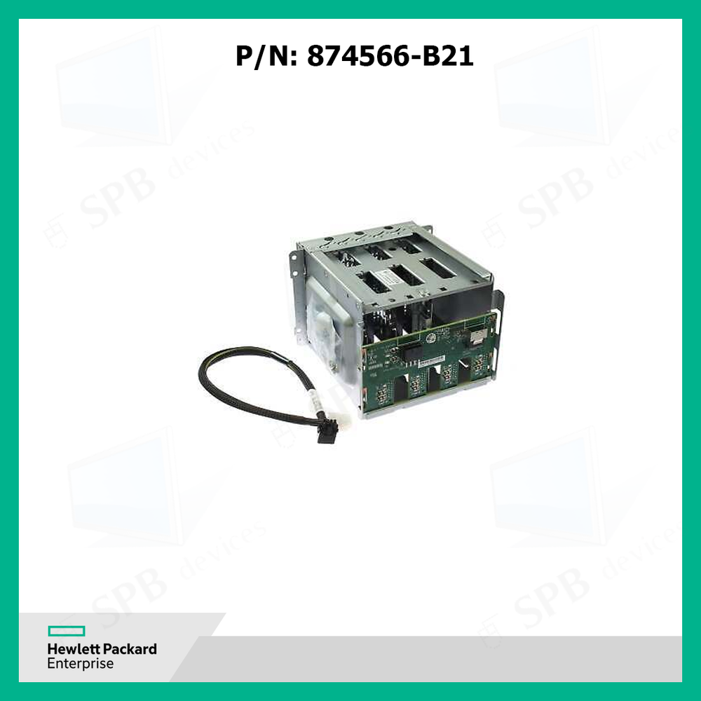 Корзина для жестких дисков HPE ML350 Gen10 4LFF HDD Cage Kit 874566-B21