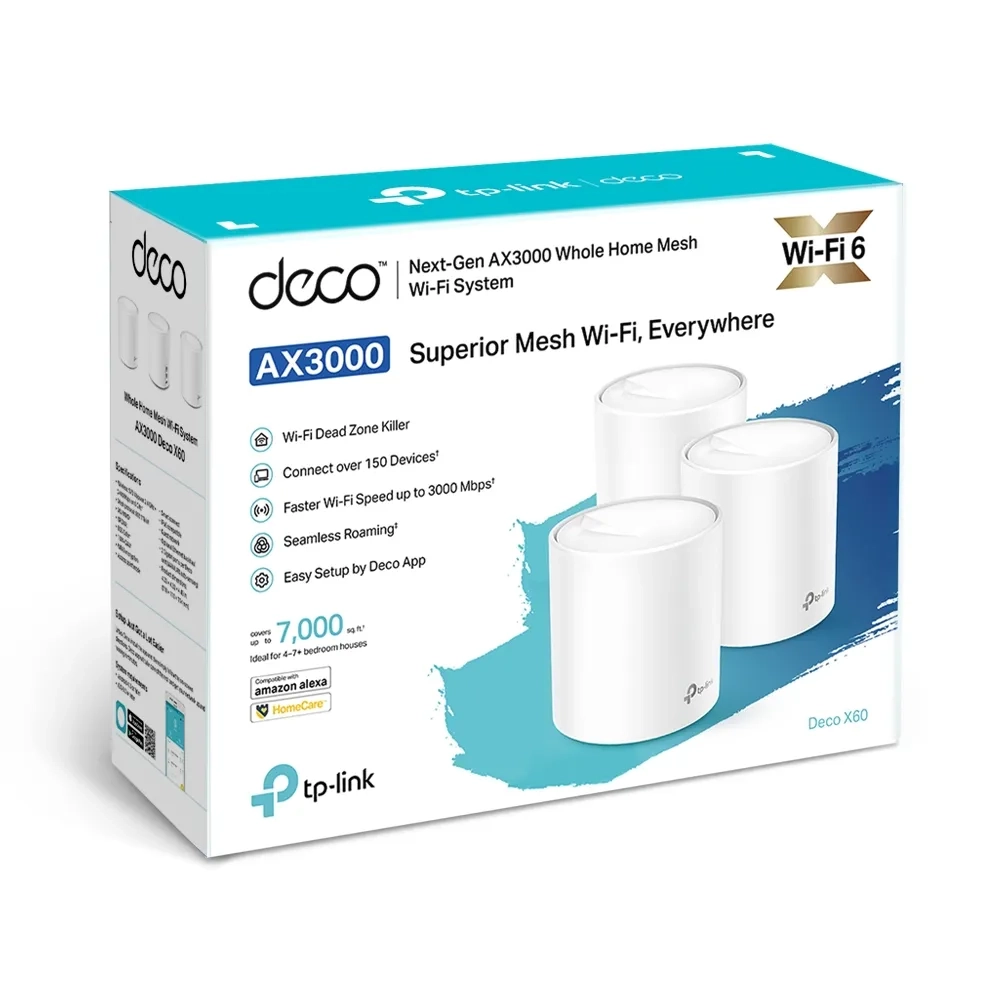 Wi-Fi-система TP-Link Deco X60 (DECO X60(3-PACK)) белый
