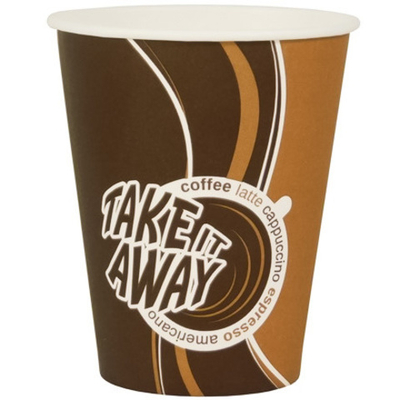 Стакан ГН 165 мл (d-70 мм) бумажный "Take away" (50/2000 шт.) ЛигаПак