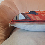 Наволочка гобеленовая декоративная для интерьерной подушки Кошачья жизнь - Зима 45х45