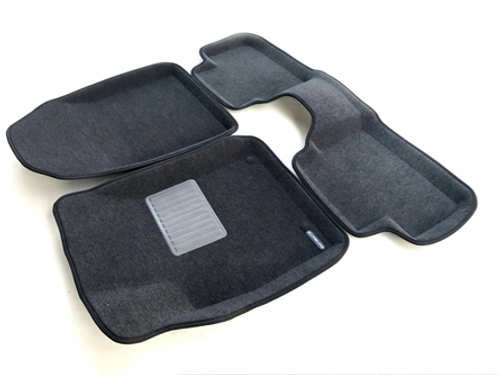 Коврики салона для KIA Ceed (2018-) / HYUNDAI i30 (2019-) Euromat 3D Business серые. Арт. EMC3D-002902G