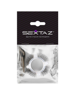 Эластичное кольцо с «ресничками» и 4 шариками (Цвет: белый с черным)