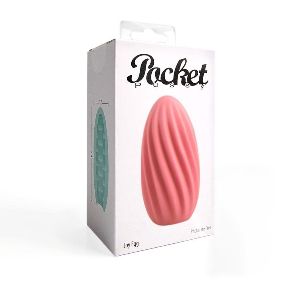 Красный мастурбатор-яйцо Joy Egg (Цвет: красный)