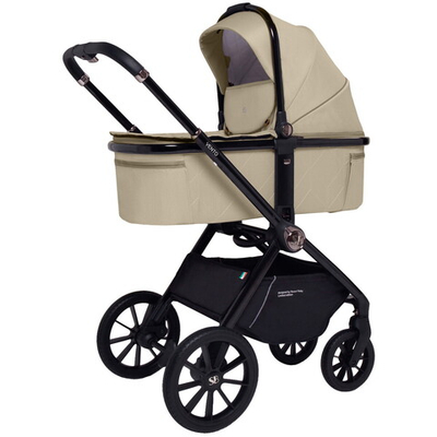 Детская коляска Sweet Baby Vento Black 2 в 1 Beige