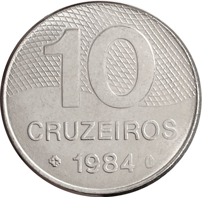 10 крузейро 1984 Бразилия