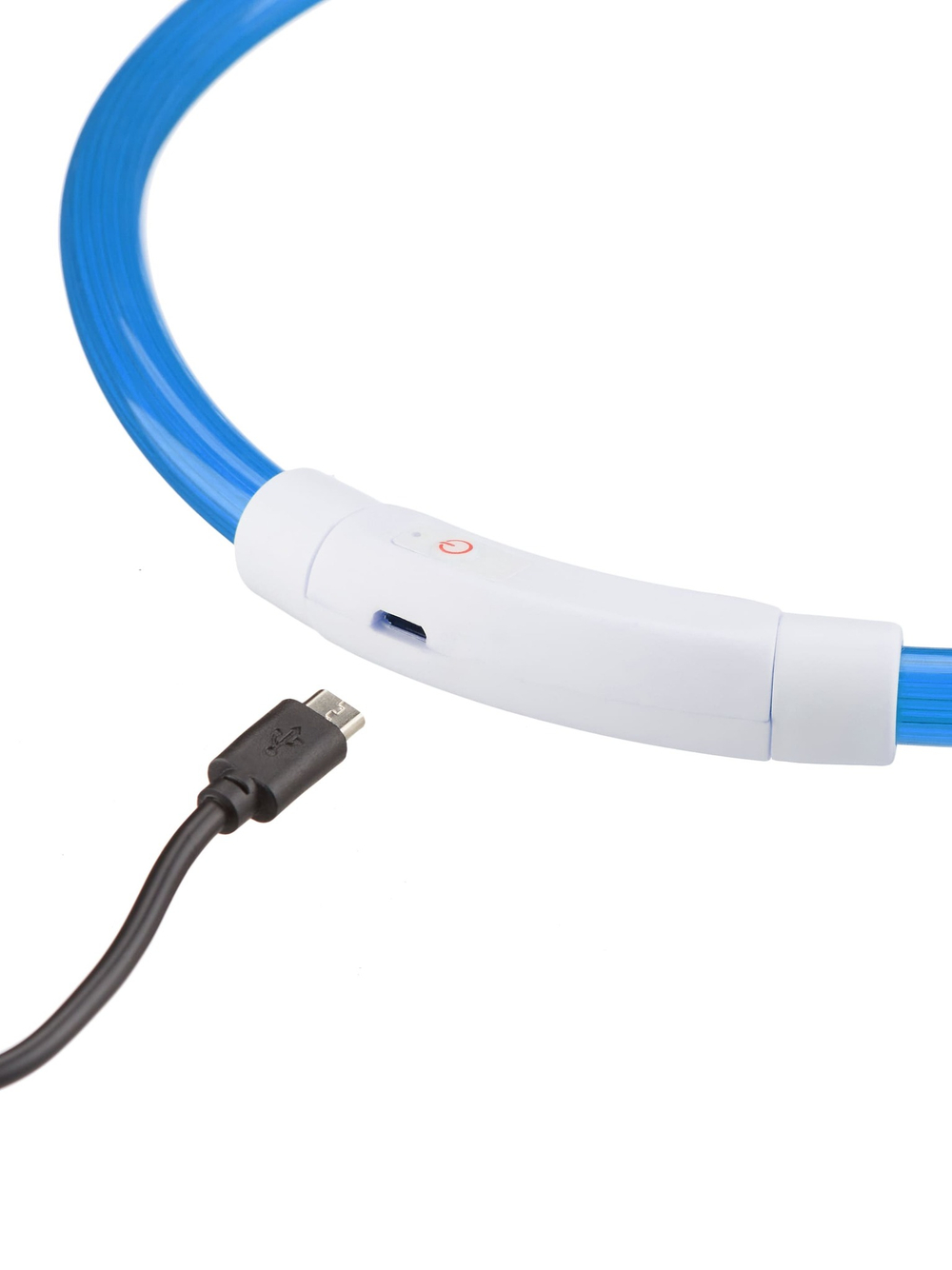 Petsona светодиодный ошейник для собак, USB, синий