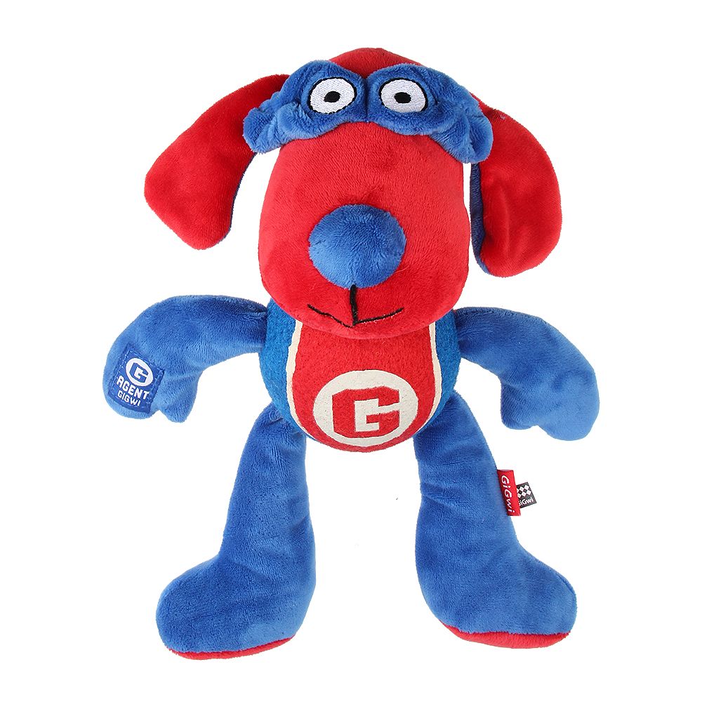 Gigwi AGENT GIGWI игрушка для собак собака с пищалкой 28 см
