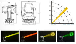 H6 230W LED Beam Moving Head