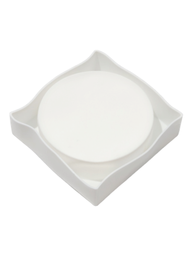 Форма Доляна «Круг», 19х14,5 см, силикон, цвет белый