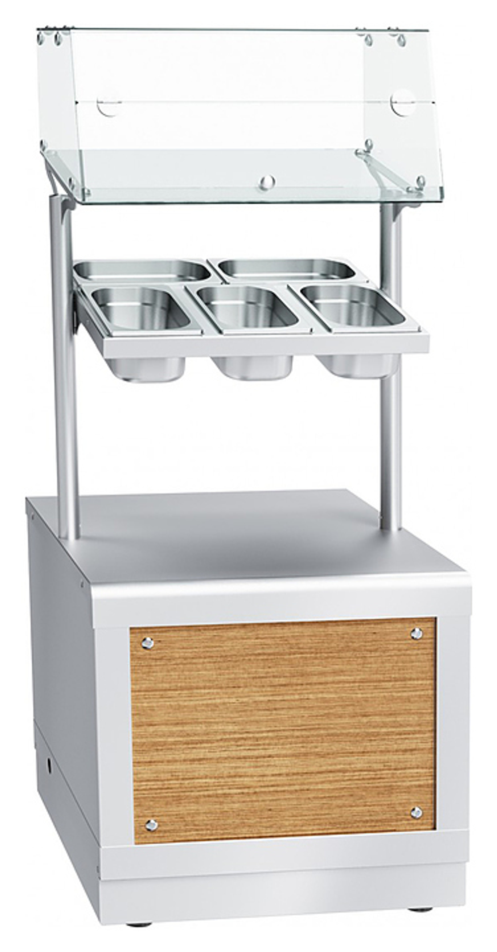 Прилавок для столовых приборов и подносов Abat ПСПХ-70Х