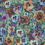 Мебельная ткань гобелен на отрез Садовые цветы (160 см) - 1 м.