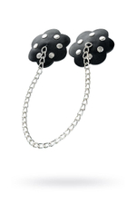 Черные пэстис с цепочкой Theatre (Цвет: черный с серебристым)