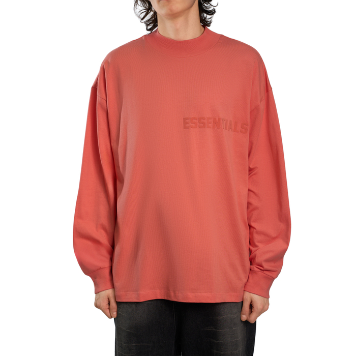 Fear Of God Essentials Long-Sleeve Tee "Coral"