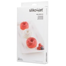 Silikomart Форма для приготовления пирожных Mini Intreccio 18,2 х 33,7 см силиконовая