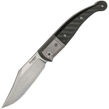 Складной нож Lion Steel "Gitano" L/GT01 CF c клинком из стали Сталь Niolox 1.4153.03 (SB1 steel) рукоять карбон