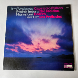 Винтажная виниловая пластинка LP Сборник Классической Музыки П. И. Чайковский, Ф. Сметана, Maurice Ravel, Ф. Лист (Германия 1976)
