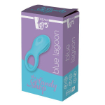 Голубое эрекционное виброкольцо Blue Lagoon (Цвет: голубой)