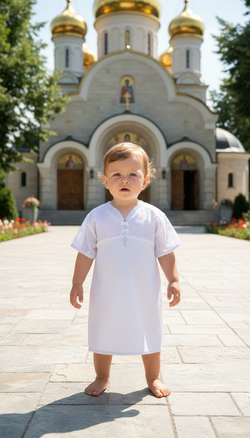 Крестильная Рубашка "Ангельское Дыхание"