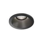 Встраиваемый влагозащищённый светильник COVE, IP44, до 15 Вт LED, GU10, алюминий, чёрный