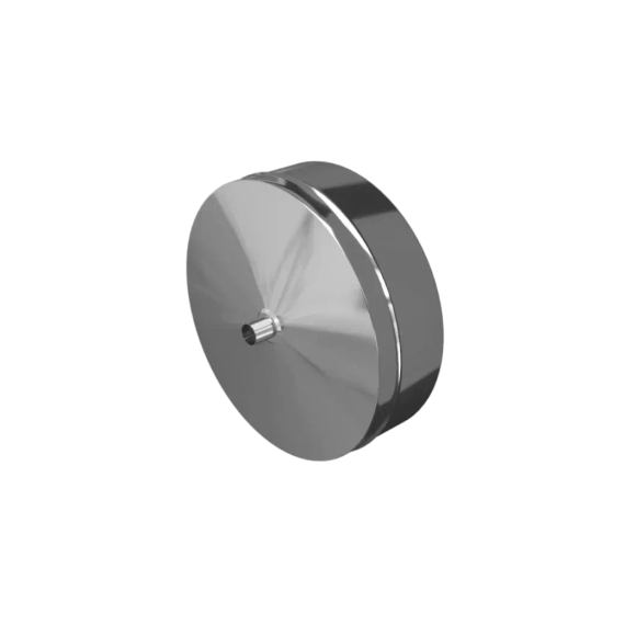 Заглушка с конденсатоотводом Ferrum DN280 внутренняя 23091