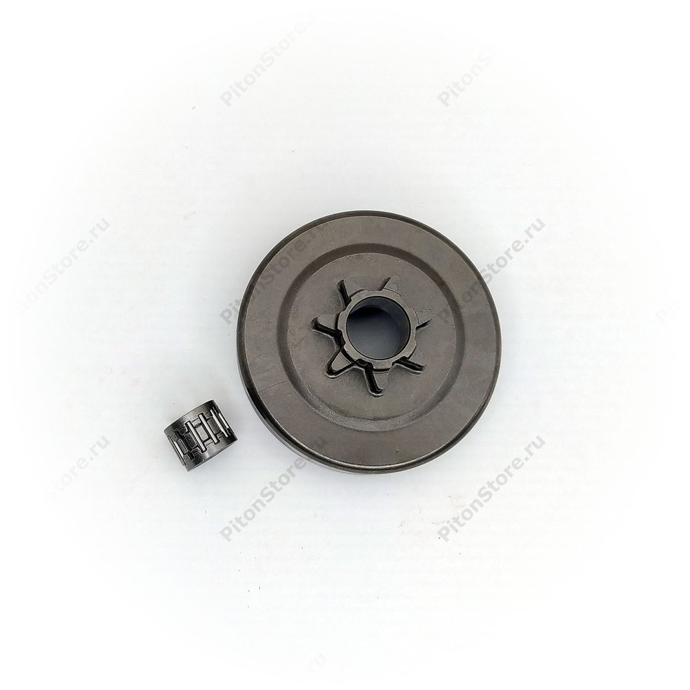 Корзина сцепления б/п Husqvarna 340/345/350 (0.325"-7, 69/16-мм, цельная, подшипник) [Китай]