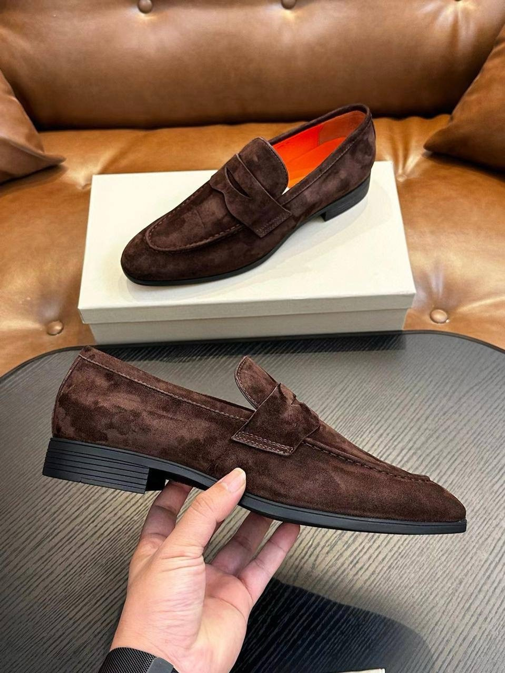 Лоферы Santoni