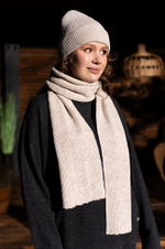 8402 Шарф женский (бежевый)