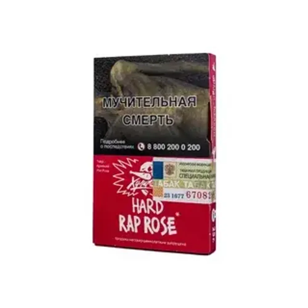 М. Табак для кальяна Хулиган Хард Rap Rose (Малиново-розовый лимонад) 25гр