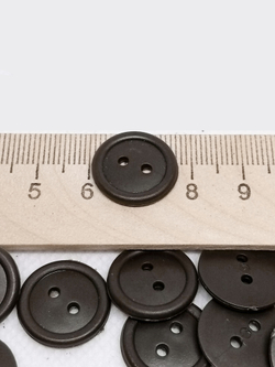 Пуговица 28L (18мм) 2 прокола, пластик, 1 шт