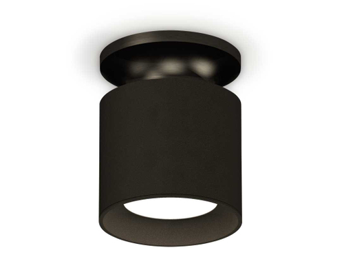 Комплект накладного светильника Ambrella light Techno Spot XS7402063 SBK/PBK черный песок/черный полированный (N7926, C7402, N7021)