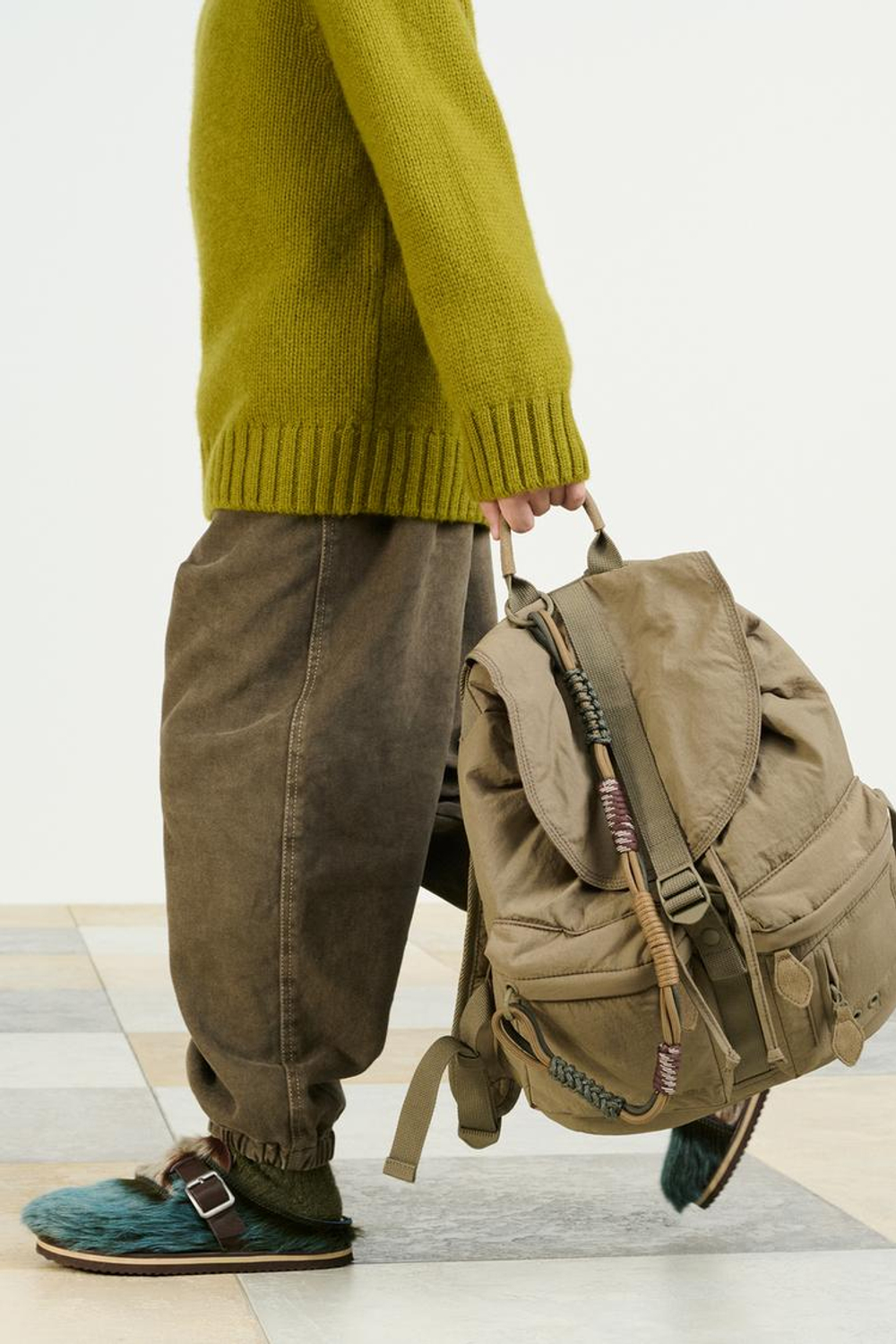 ZARA РЮКЗАК, ЗЕЛЕНЫЙ