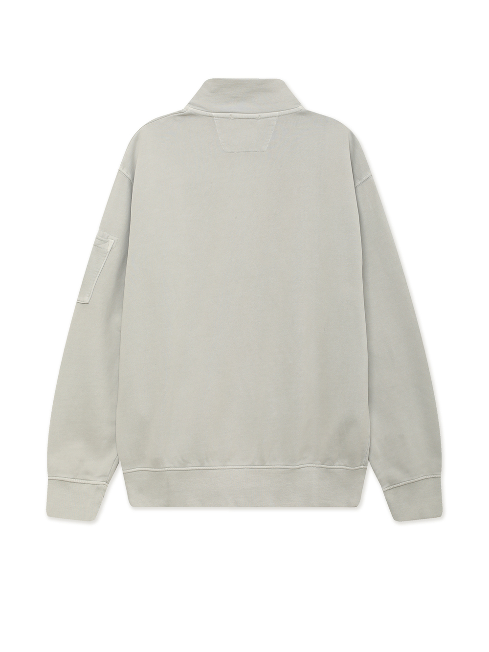 Толстовка На Молнии (Half-zip) Sweatshirts Polo Collar In Brushed Emerized Diagonal Fleece
