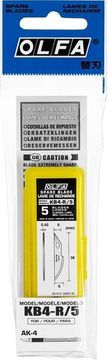 OLFA 6 мм, для ножа, закругленные лезвия (OL-KB4-R/5)