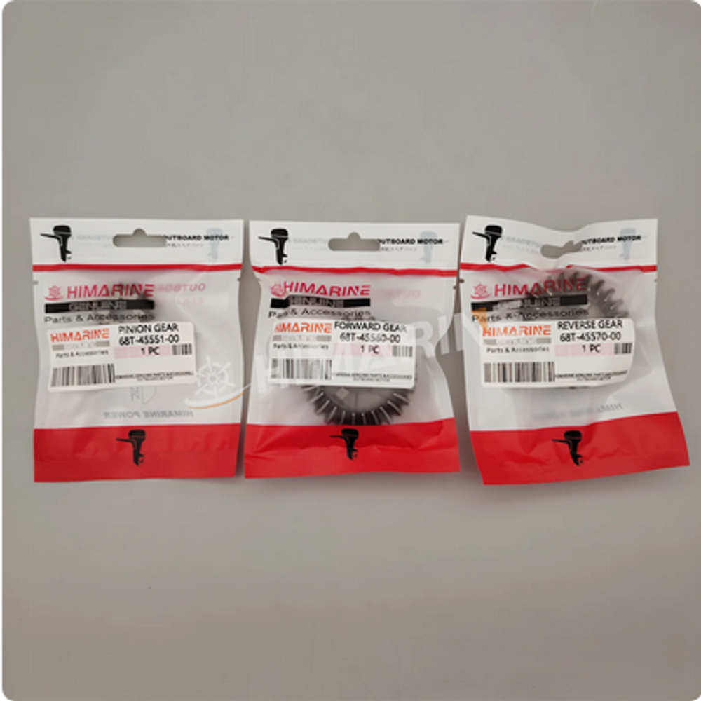 Шестерни редуктора Yamaha F6/F8/F9.9 (68T-45551-00 , 68T-45560-00 , 68T-45571-00)