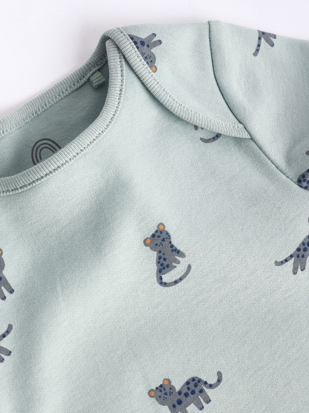 Боди с коротким рукавом для малышей Next K79-790, 7 шт., Синий, Хаки, Бежевый