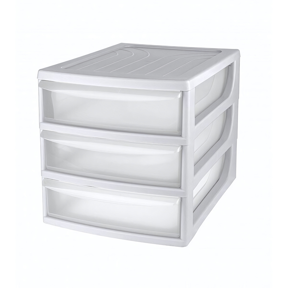 Органайзер, формат а4, 3 ящика, 260х368х265 мм (светло-серый)