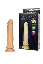 Фаллоимитатор с присоской 19,5 (Цвет: телесный)