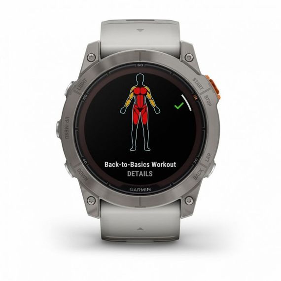 Garmin Fenix 7X Pro Sapphire Solar – титановый корпус, оранжевый ремешок
