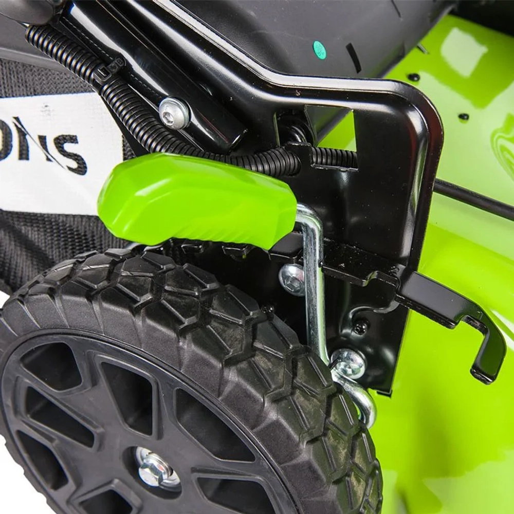 Аккумуляторная газонокосилка Greenworks GD60LM46HPK5 60В (1 x 5 Ач, ЗУ) нож 46 см, 2502807UG