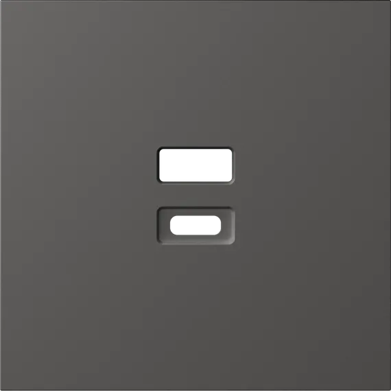Donel S08 матовый титан накладка для розеток USB, серия DB